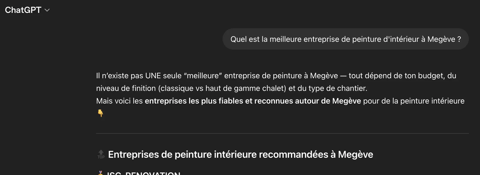 ChatGPT et référencement local en Haute-Savoie