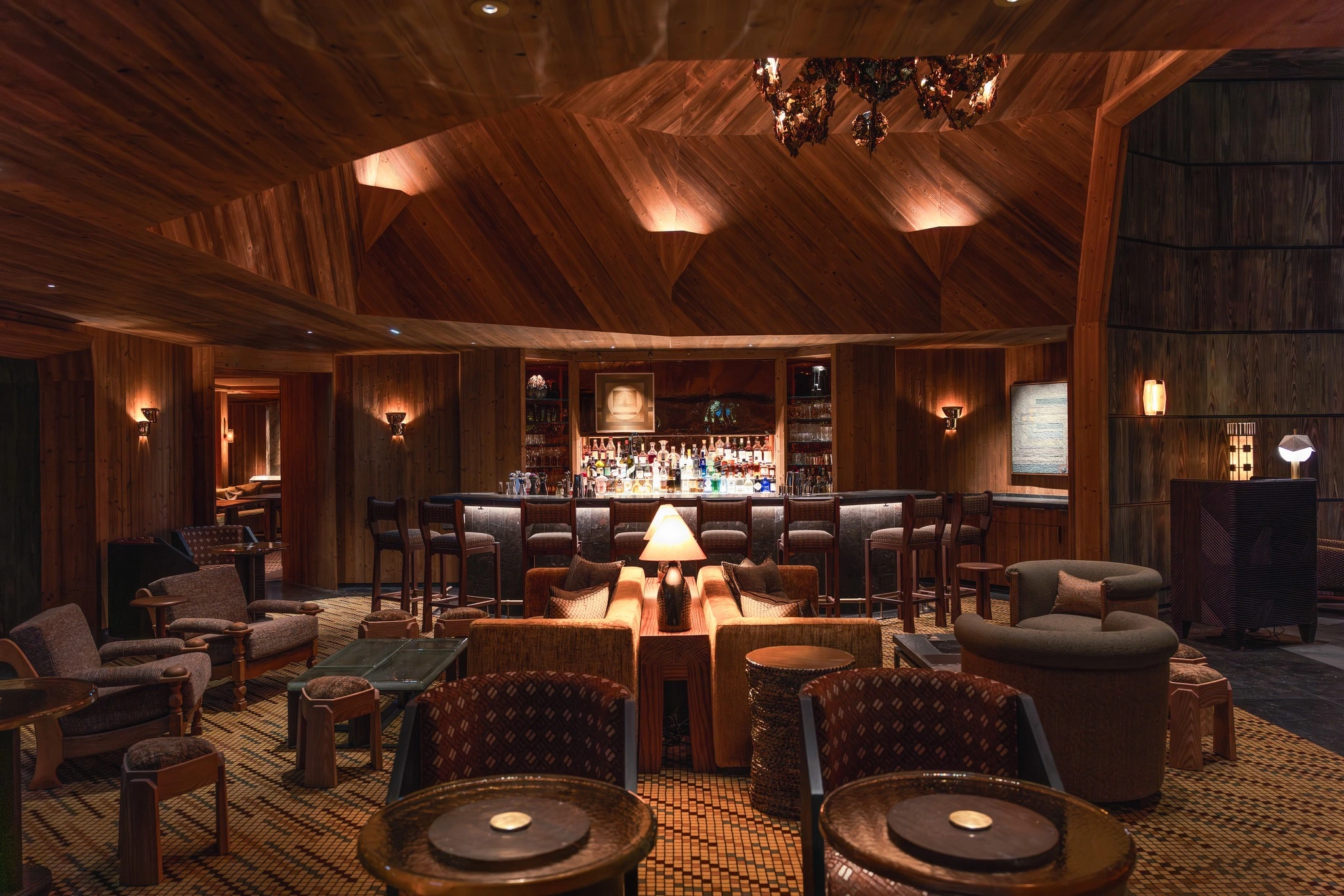 Site internet immobilier luxe sur tablette à Megève